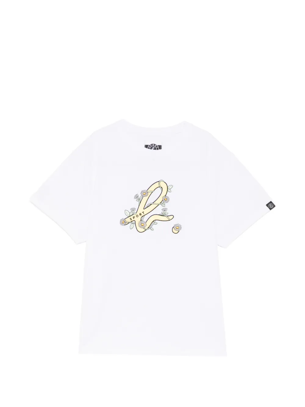 SPORT b. by agnès b. FLOWER b. LOGO T-shirt - Bianco