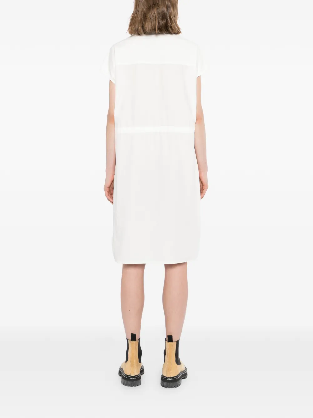 SPORT b. by agnès b. Blousejurk met geborduurd logo Wit