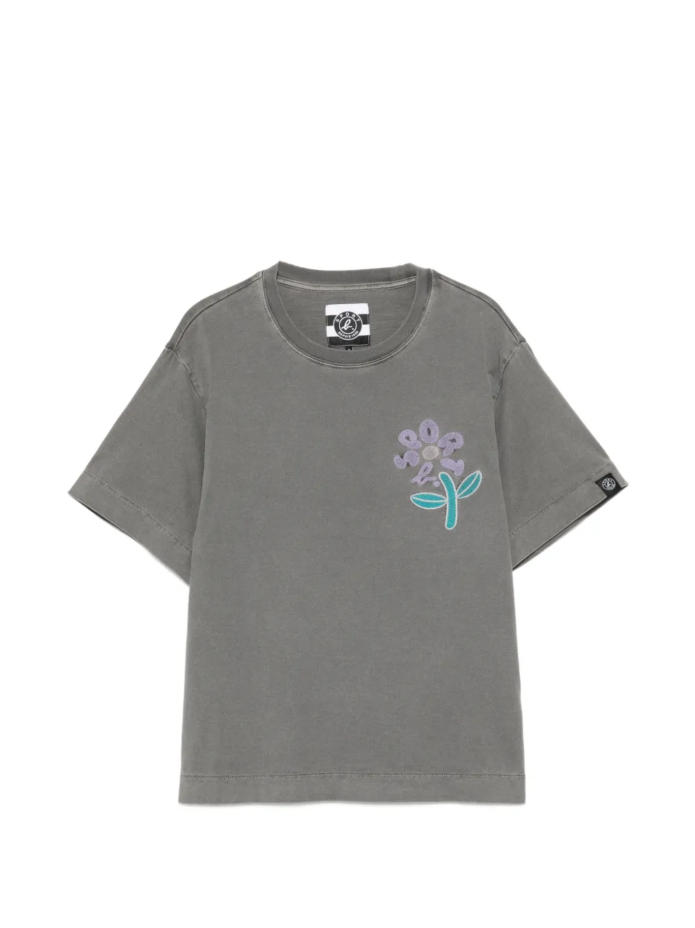 SPORT b. by agnès b. dyed short-sleeves T-shirt