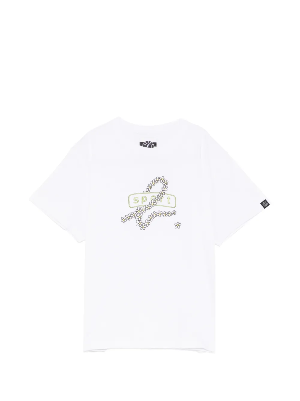 SPORT b. by agnès b. FLOWER ARCH T-shirt - Bianco