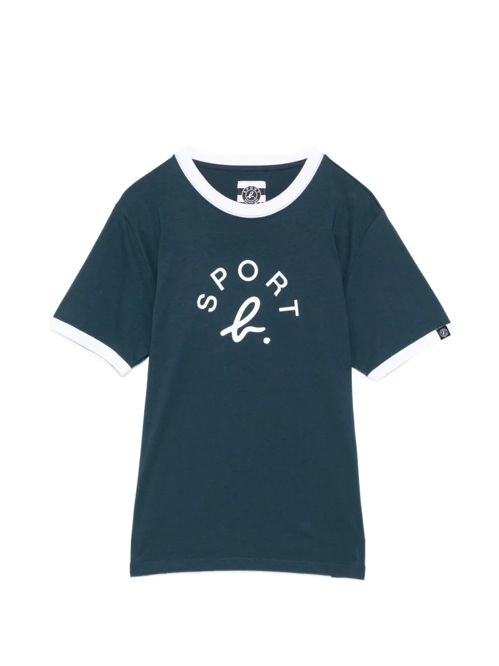 SPORT b. by agnès b. ARCH LOGO RINGER TEE - Blu