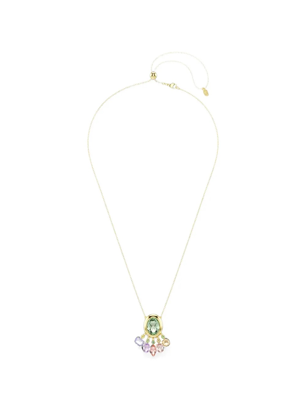 Swarovski Gema crystal-embellished drop necklace - Gold