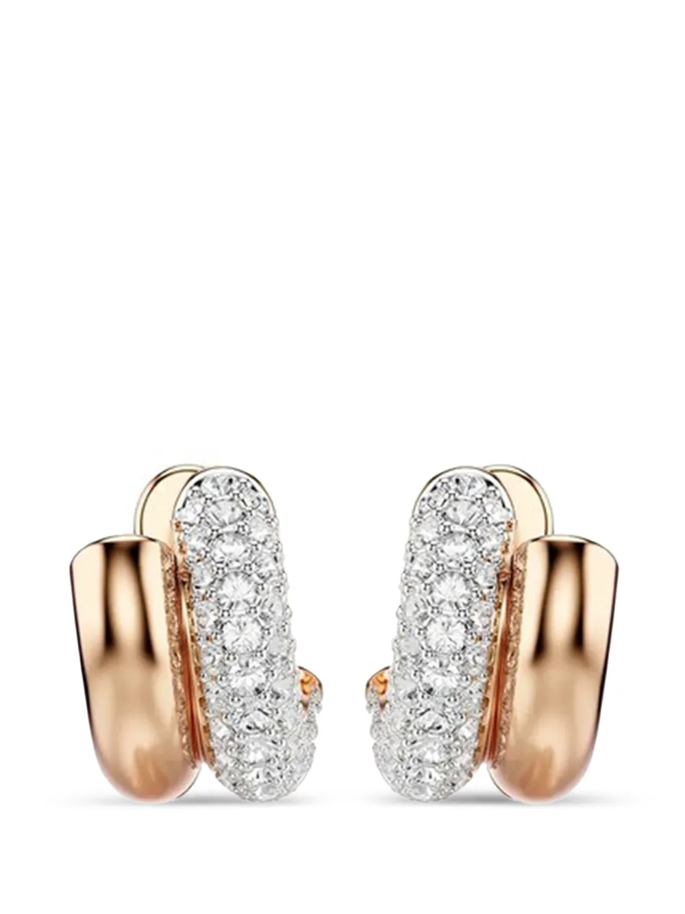 Swarovski Dextera hoop earrings - Pink