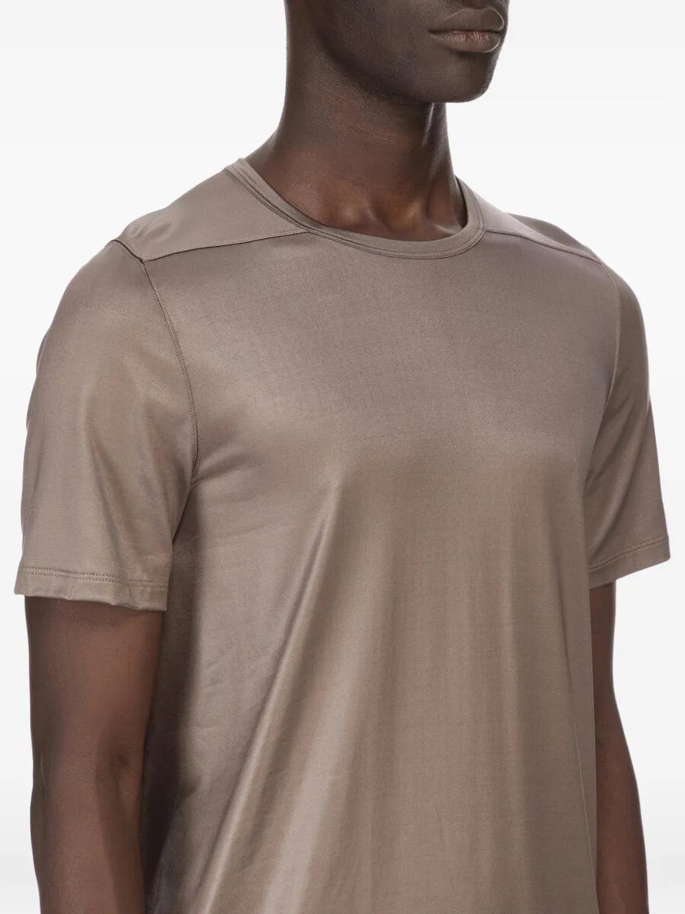 Rick Owens DRKSHDW Level T-shirt met naaddetail Beige