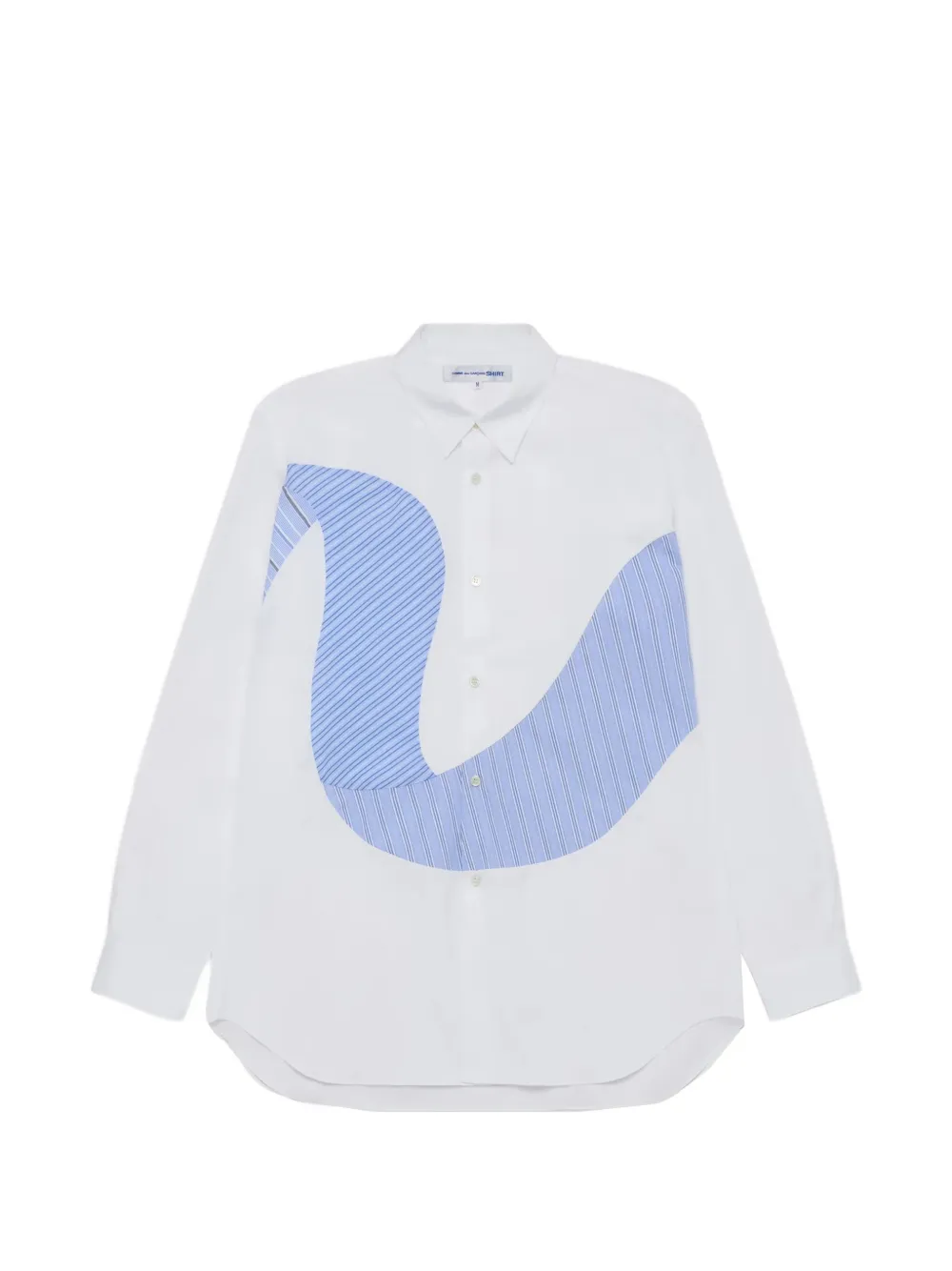 Comme Des Garçons Shirt panelled shirt - Bianco