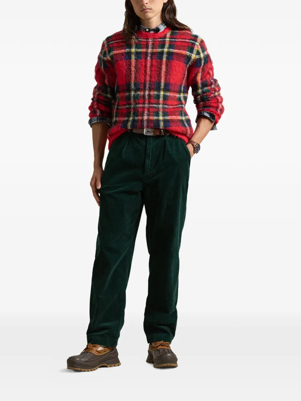 Polo Ralph Lauren Ribfluwelen broek Groen