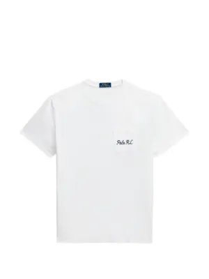 Ralph Lauren Purple Label logo-detail T-shirt | White | FARFETCH AO