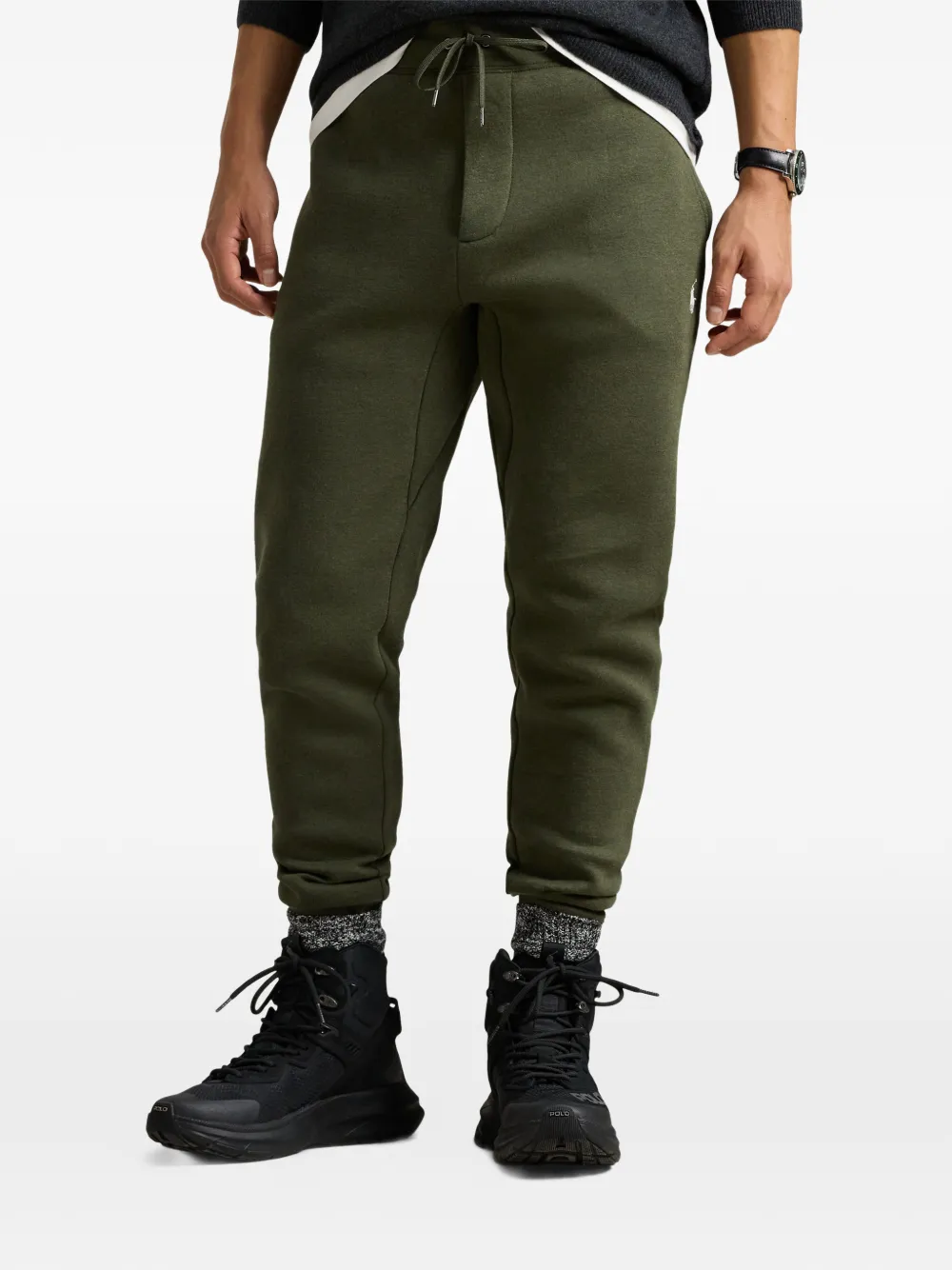 Polo Ralph Lauren Trainingsbroek met geborduurd logo en trekkoord Groen