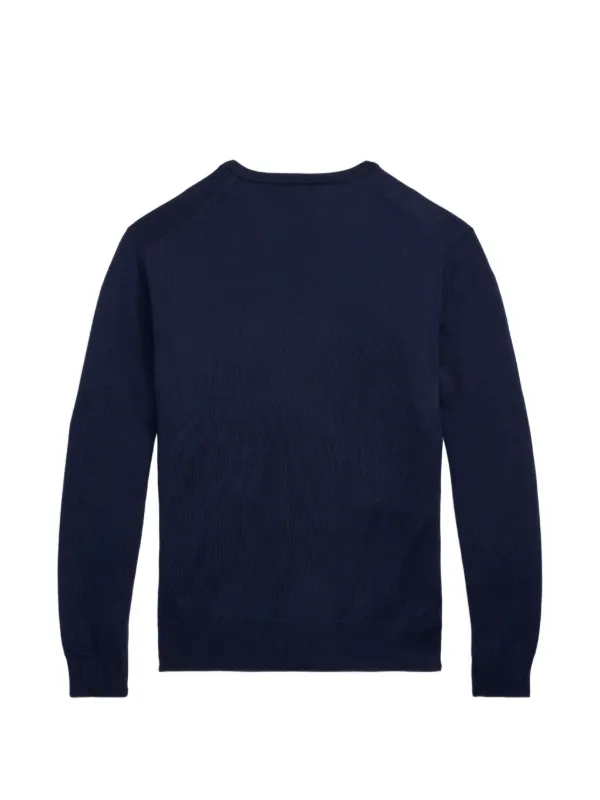 Polo Ralph Lauren ロゴ セーター | ブルー | FARFETCH JP