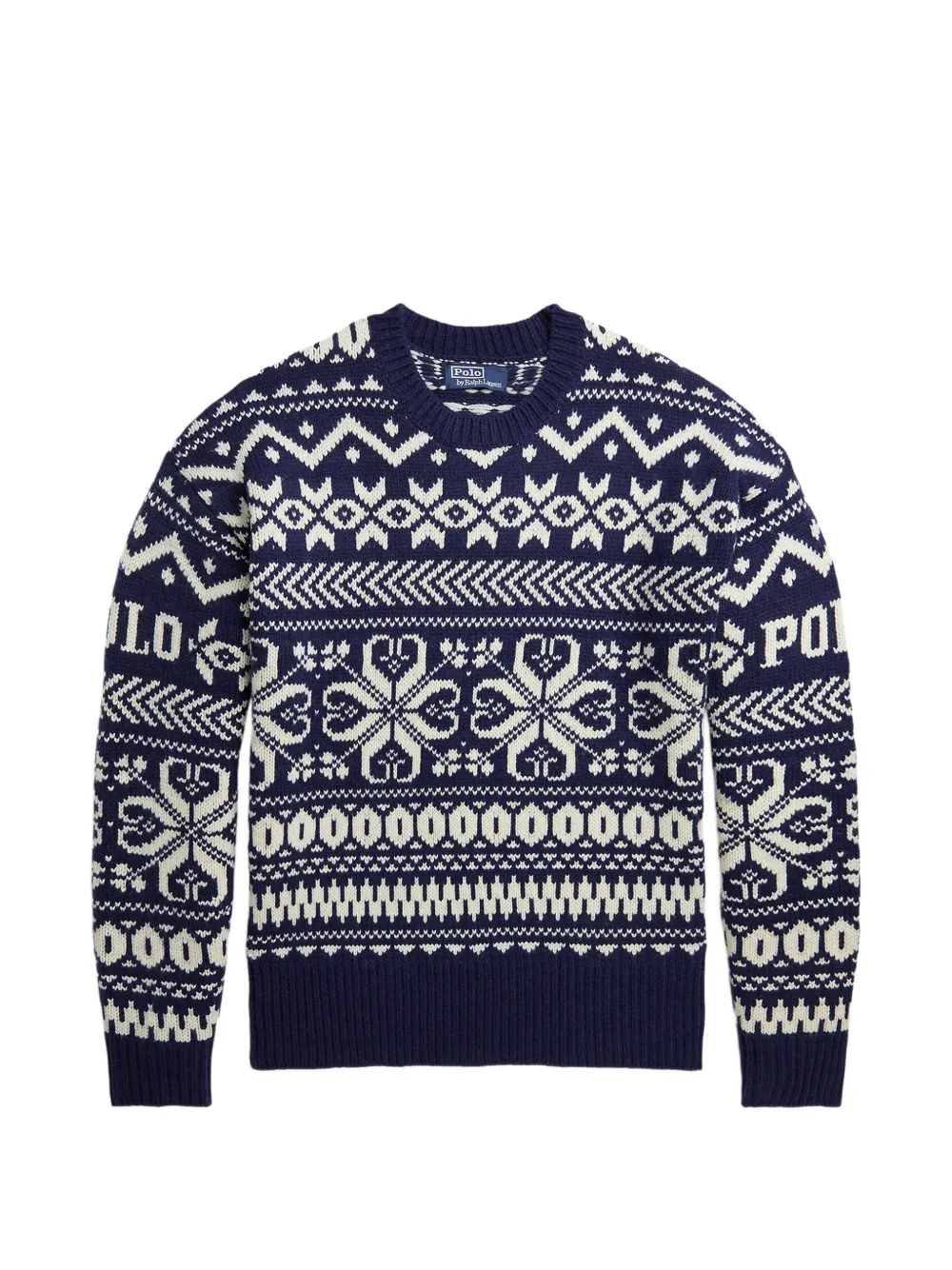 Polo Ralph Lauren Fair Isle logo-intarsia sweater - Blue