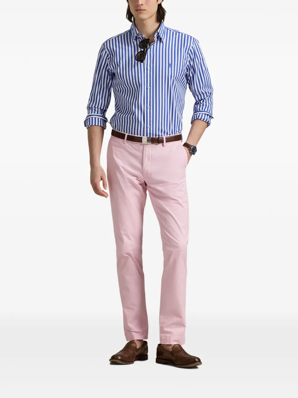 Polo Ralph Lauren Gestreept overhemd Blauw