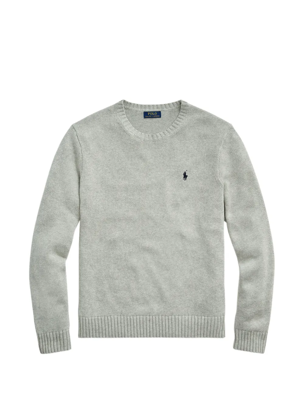 Polo Ralph Lauren logo-embroidered sweater - Grigio