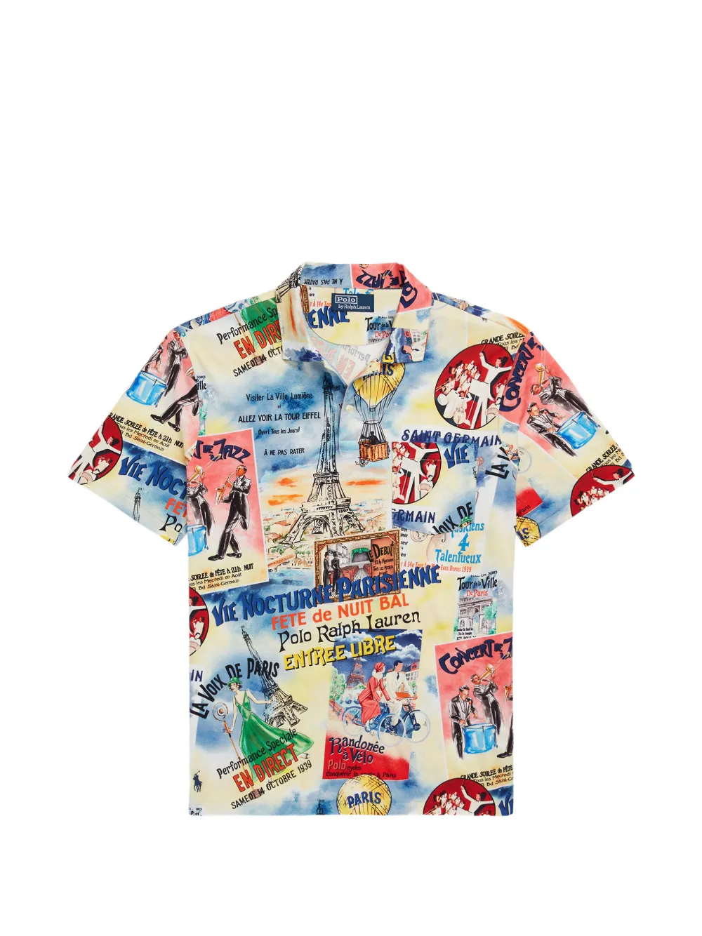 Polo Ralph Lauren Graphic-print Polo Shirt In Multi