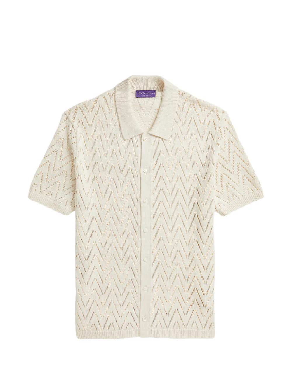 Polo Ralph Lauren Camicia in maglia traforata - Toni neutri