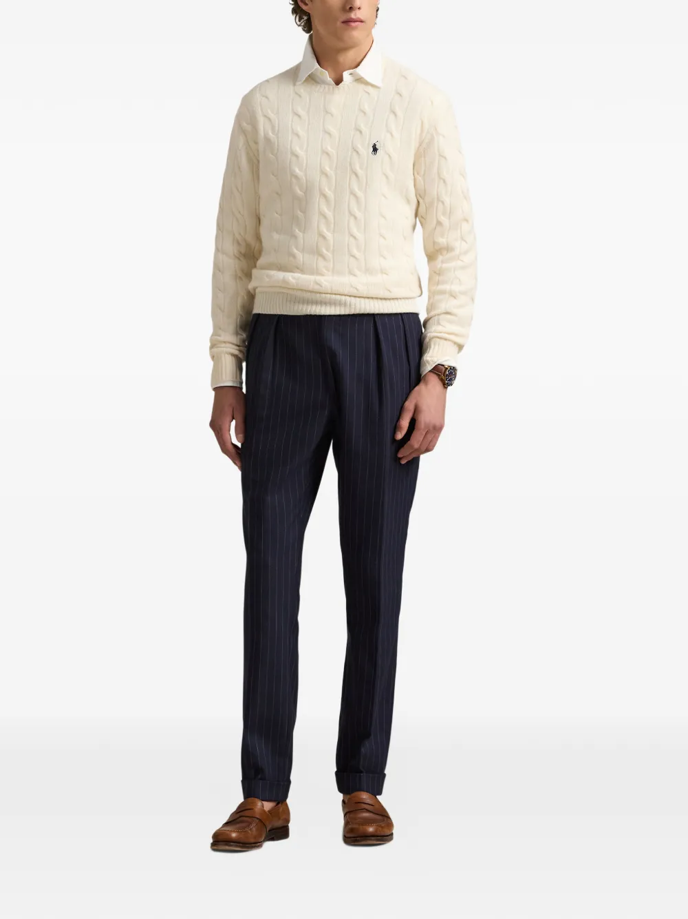 Polo Ralph Lauren Kabelgebreide trui Beige