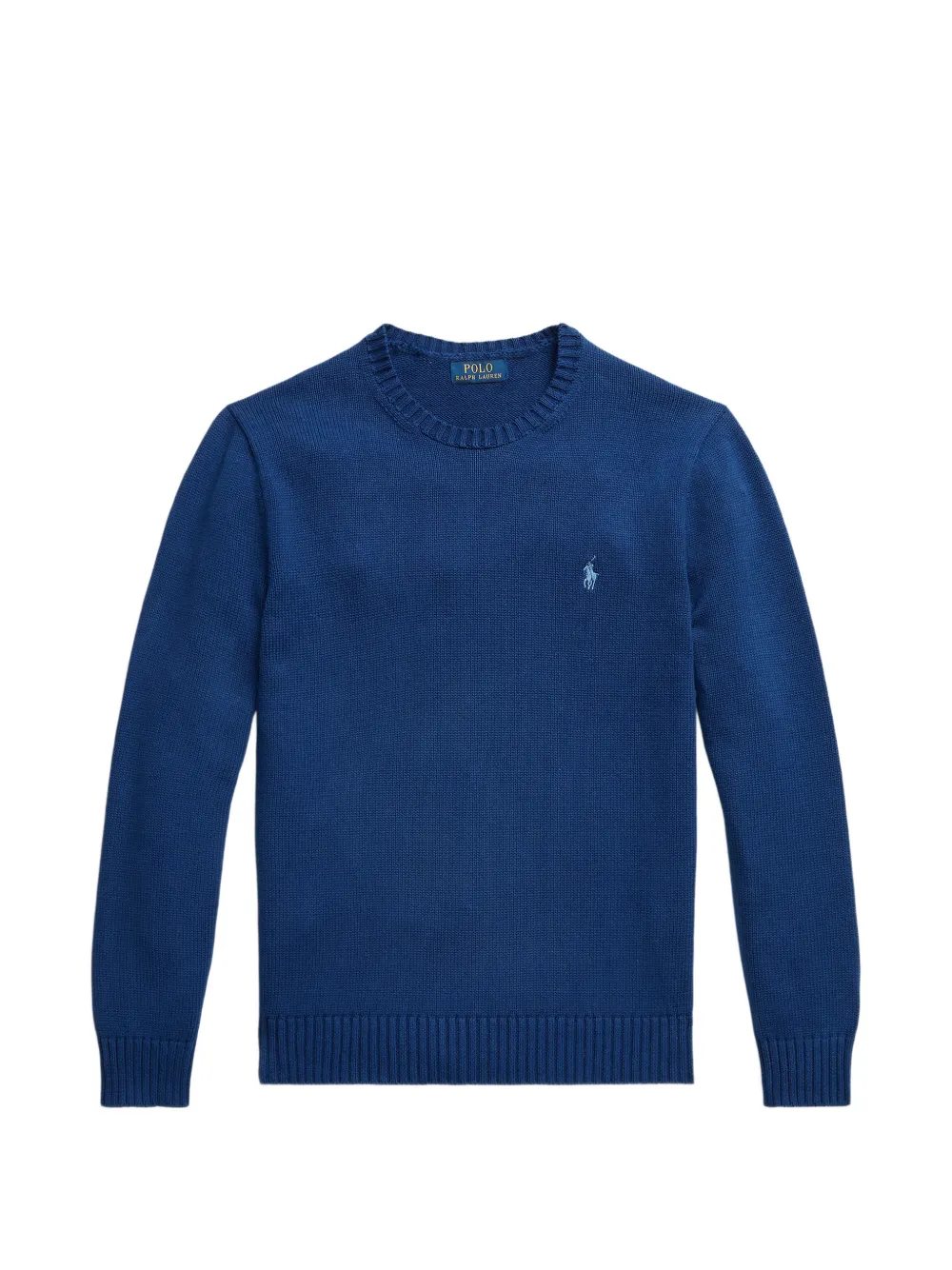 Polo Ralph Lauren logo-embroidered crew-neck sweater - Blu