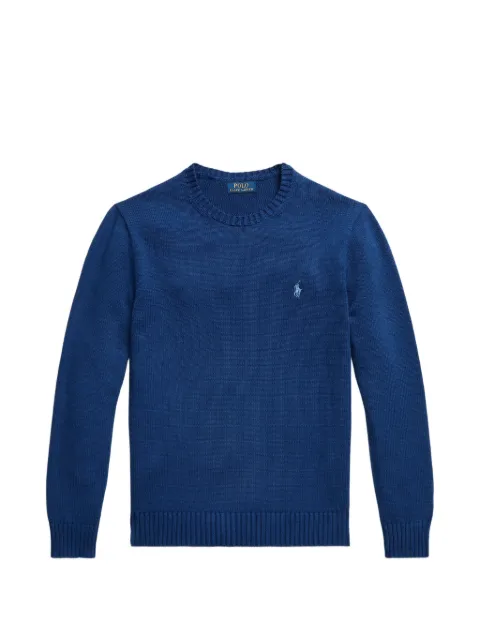 Polo Ralph Lauren logo-embroidered crew-neck sweater