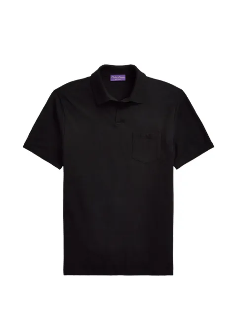 Ralph Lauren Purple Label 체스트 포켓 폴로 티셔츠