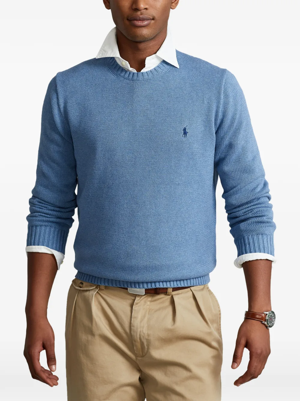 Polo Ralph Lauren Trui met geborduurd logo Blauw
