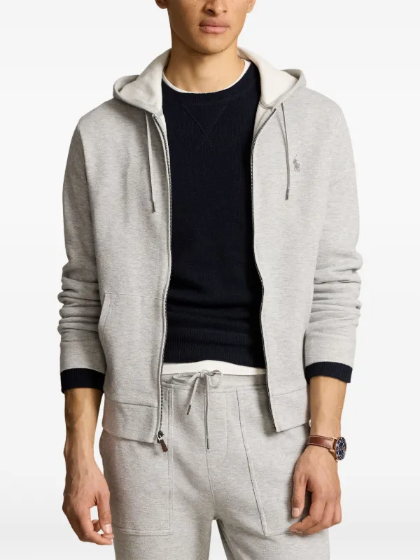 Polo Ralph Lauren ジップアップ パーカー | グレー | FARFETCH JP