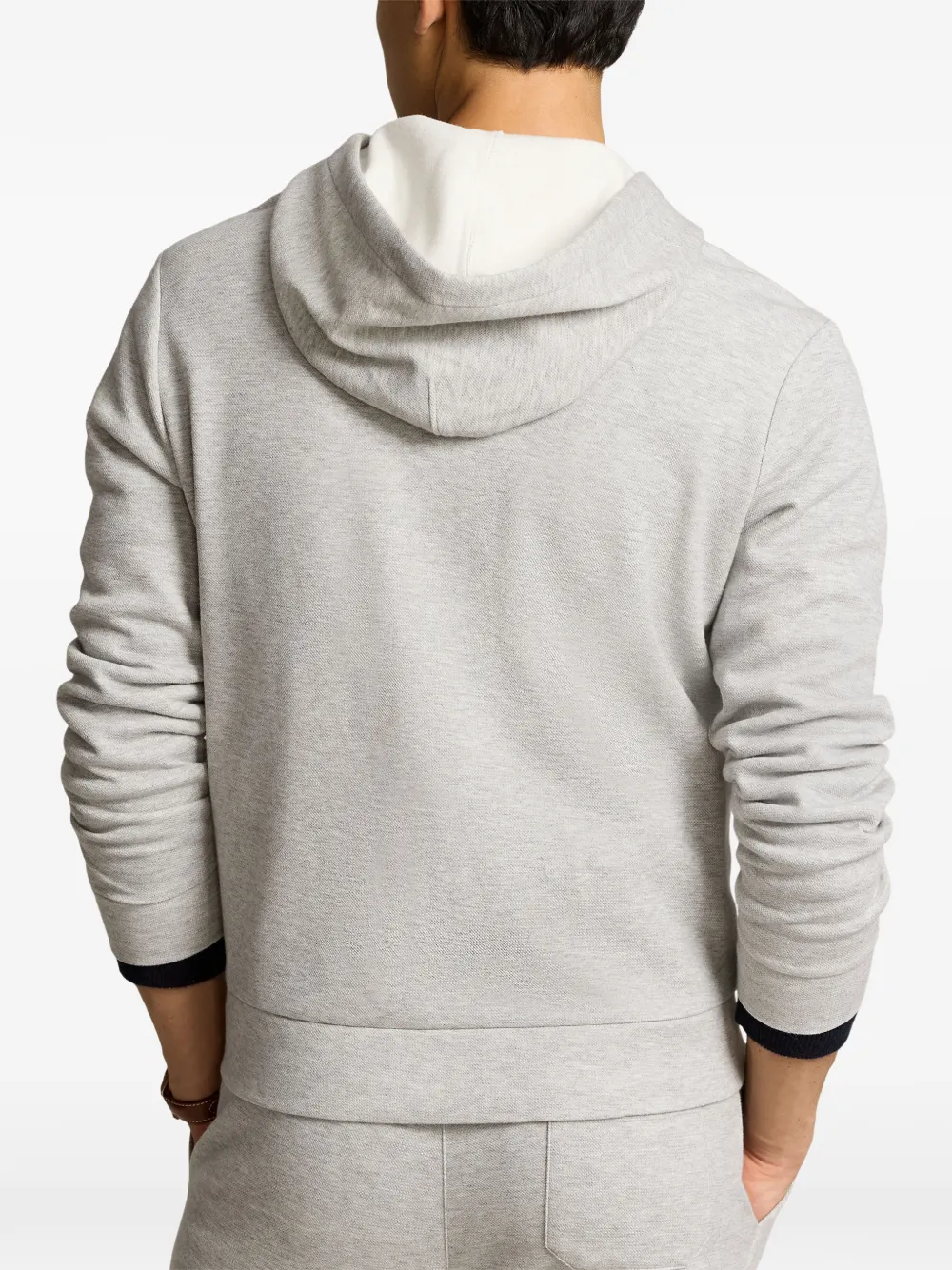 Polo Ralph Lauren Hoodie met geborduurd logo Grijs