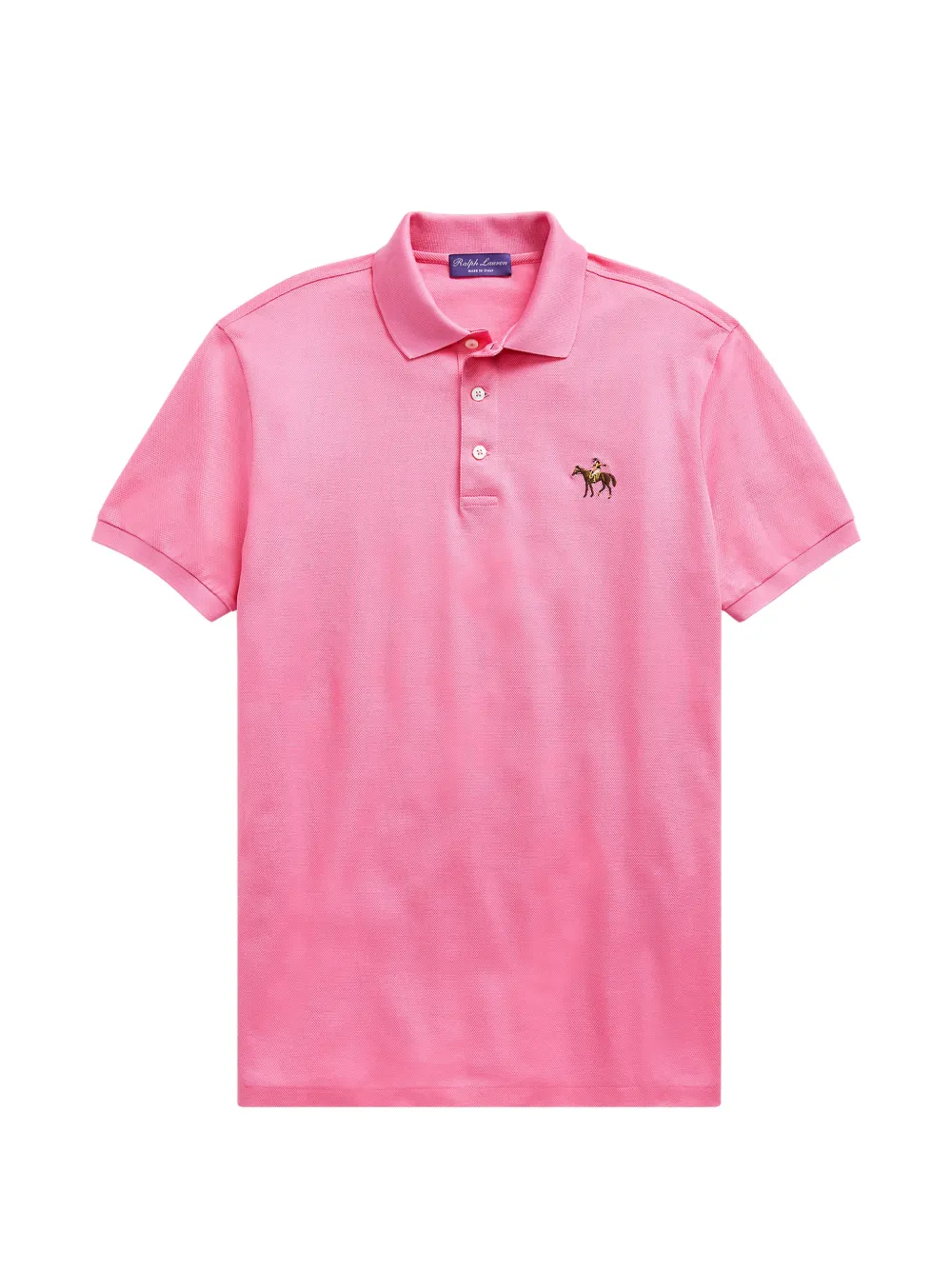Polo Ralph Lauren embroidered-logo piqué polo shirt - Rosa