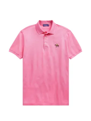 【GOODY-JAPAN】POLO RALPH LAUREN ピンク Ralph Lauren Purple Label slim-cut Piqué Polo Shirt | Purple