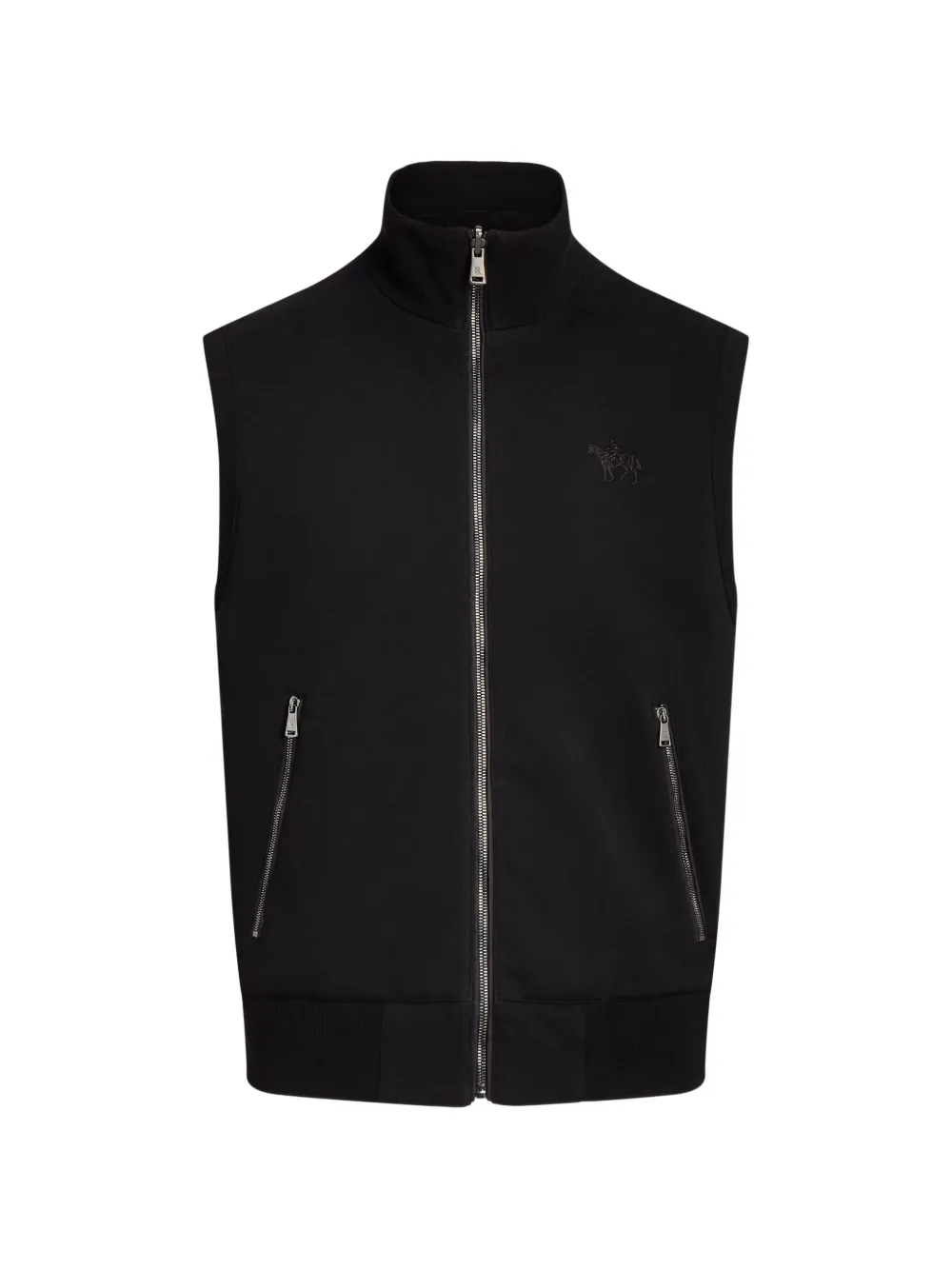 Polo Ralph Lauren logo-embroidered reversible gilet - Schwarz