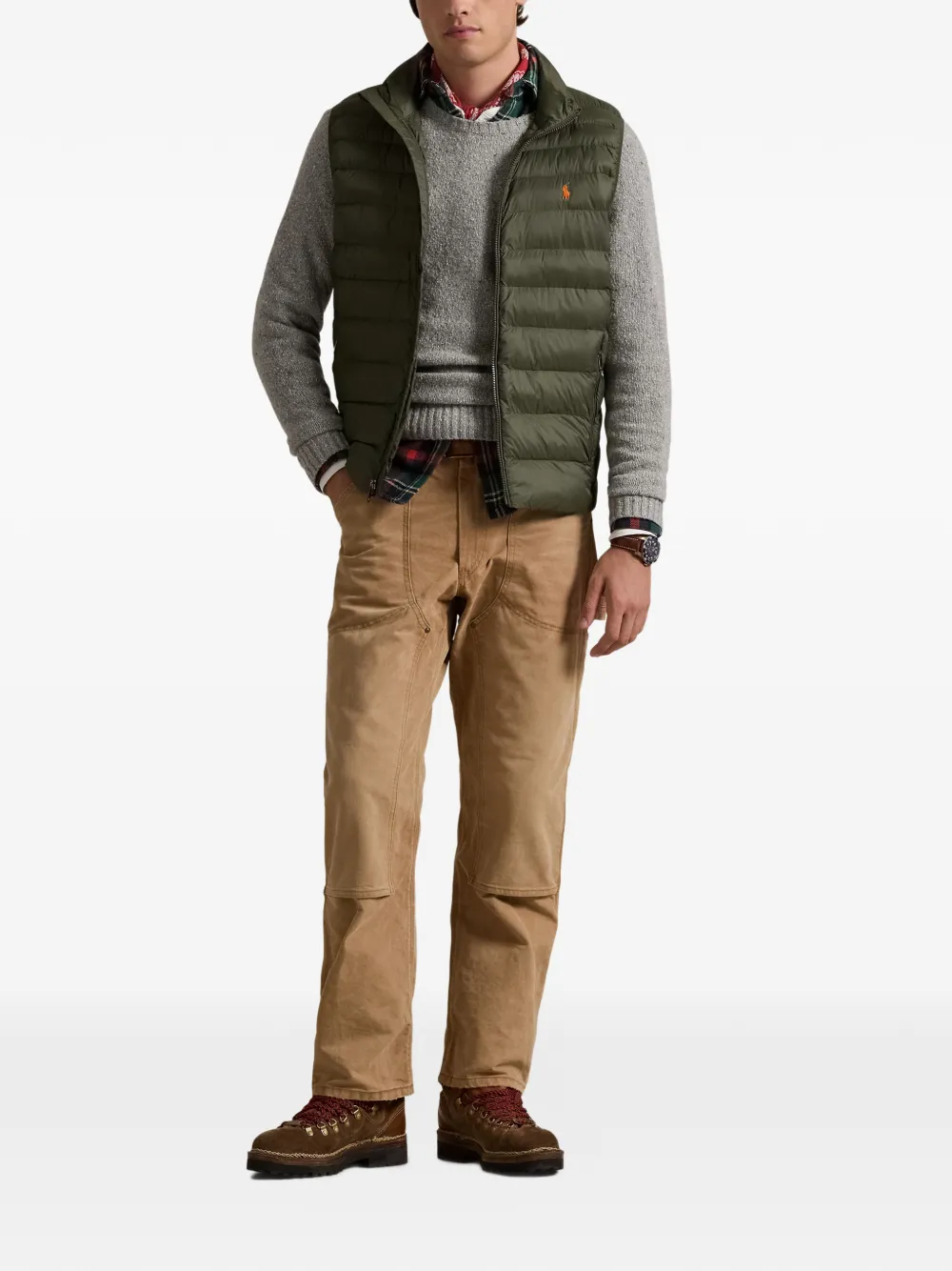 Polo Ralph Lauren Bodywarmer met rits Groen