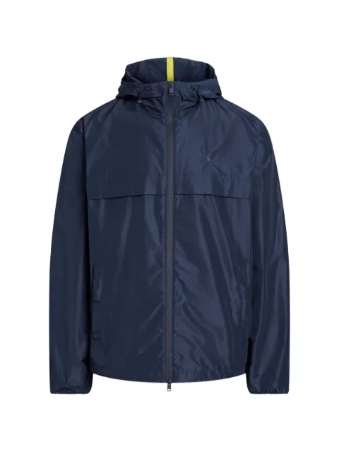 Polo Ralph Lauren hooded logo-embroidered lightweight jacket