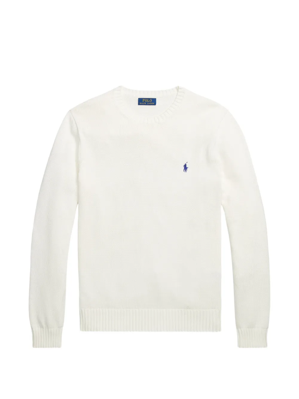 Polo Ralph Lauren logo-embroidered crew-neck sweater - Toni neutri