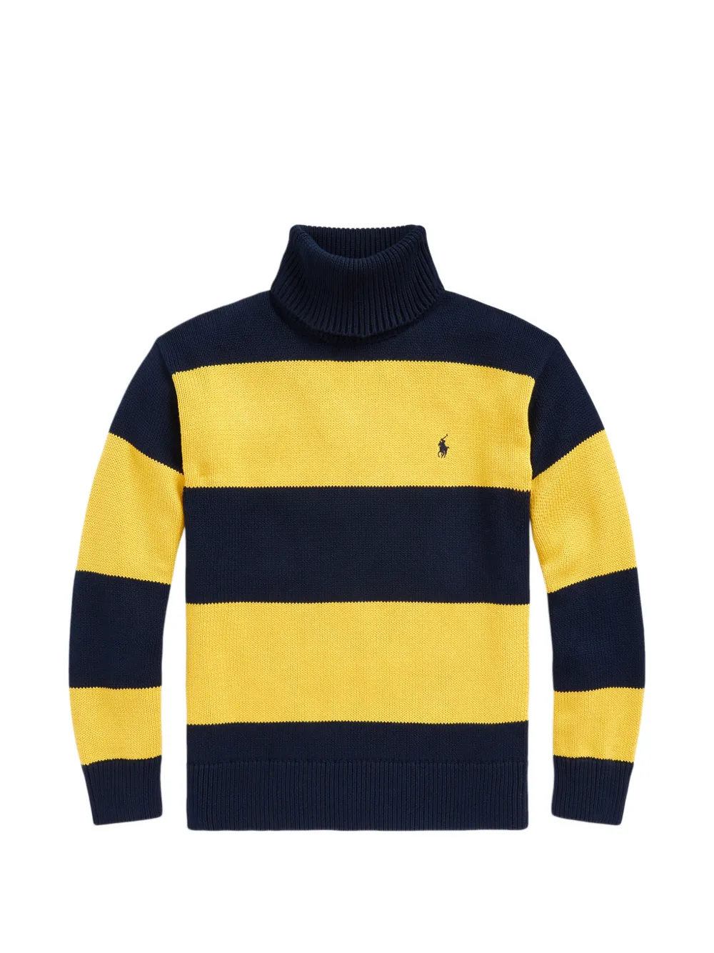 Polo Ralph Lauren striped roll-neck sweater - Blau