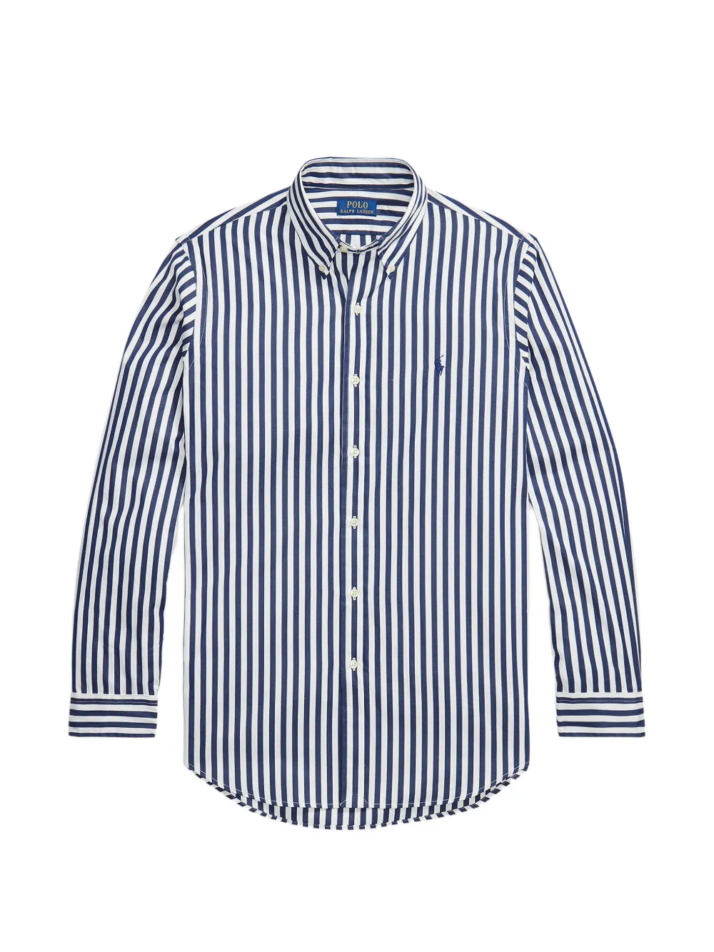 Polo Ralph Lauren Striped Button-down Shirt In Blue