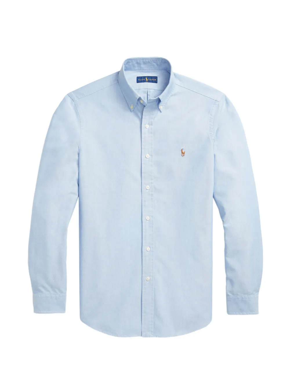 Polo Ralph Lauren logo-embroidered button-down shirt - Blau