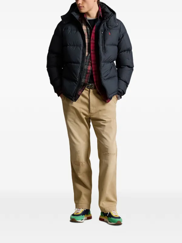 Polo Ralph Lauren キルティング フーデッドジャケット | ブルー