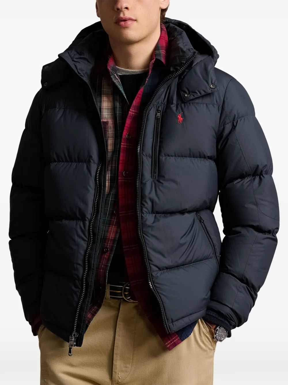 Polo Ralph Lauren Gevoerd jack met capuchon Blauw