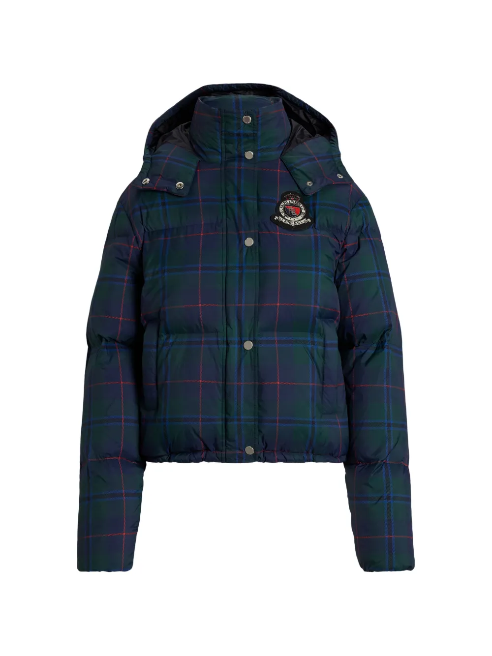 Lauren Ralph Lauren logo-patch puffer jacket - Green