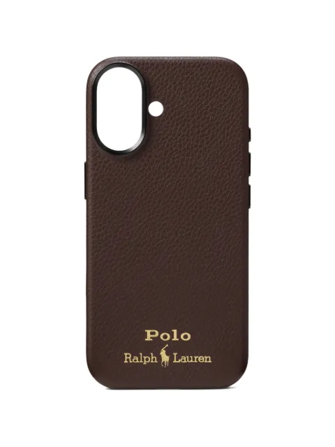 Polo Ralph Lauren funda para iPhone 16 granulada