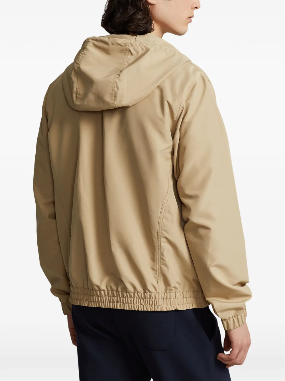 Polo Ralph Lauren Jack met geborduurd logo en capuchon Beige