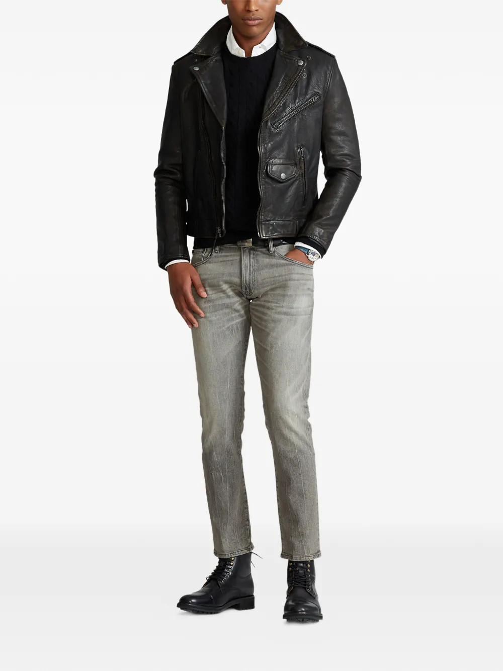 Polo Ralph Lauren Jeans met vervaagd effect Grijs