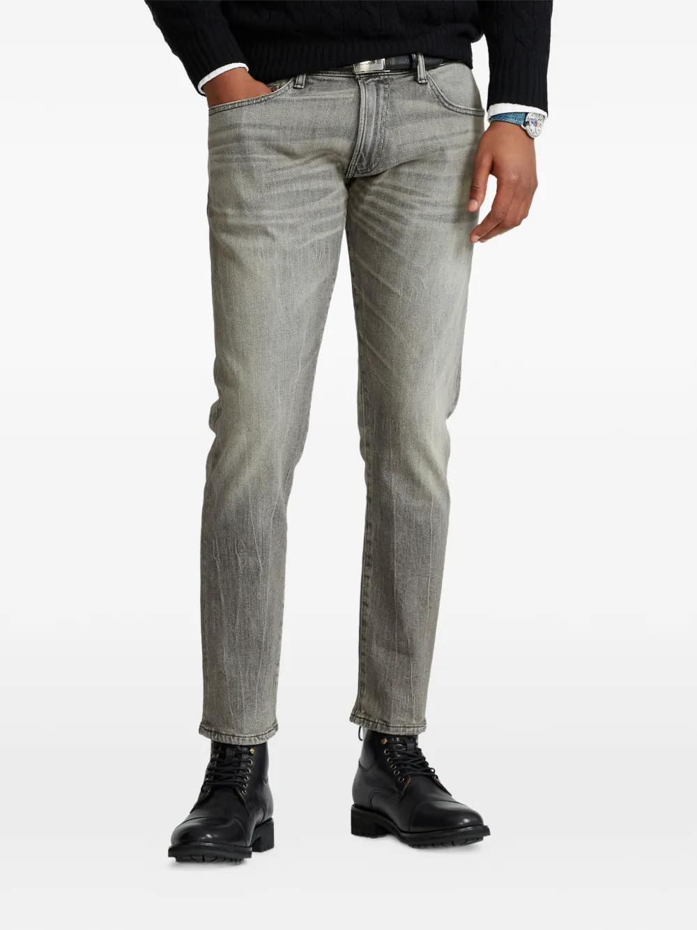 Polo Ralph Lauren Jeans met vervaagd effect Grijs