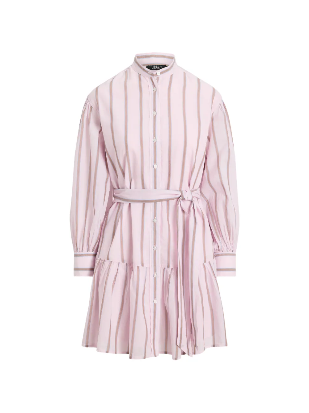 Lauren Ralph Lauren striped tiered dress - Rosa