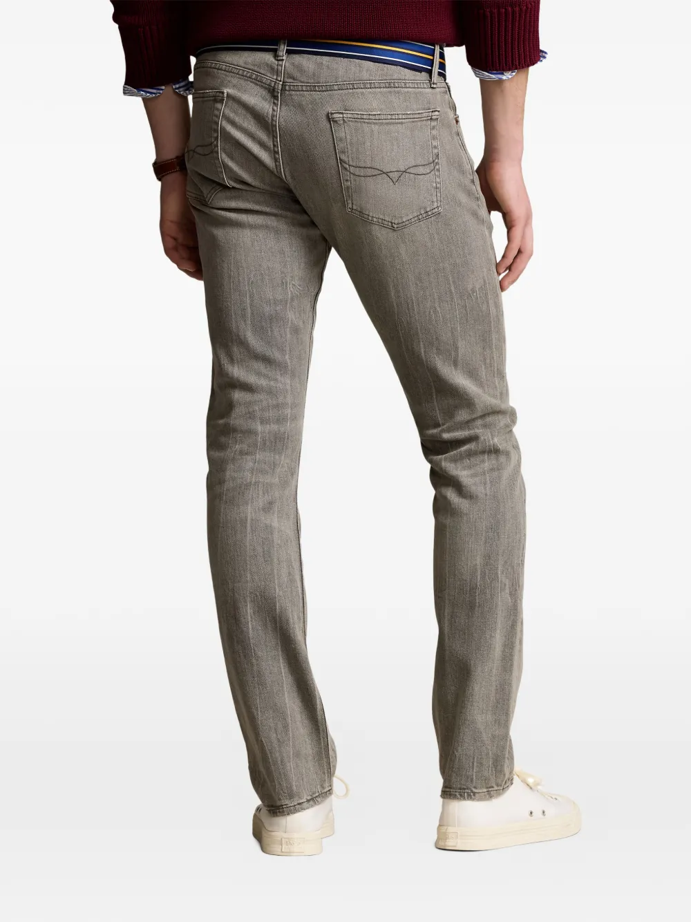 Polo Ralph Lauren Slim-fit denim met vijf zakken Grijs