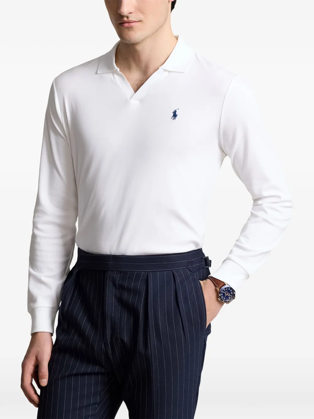 Polo Ralph Lauren T-shirt met geborduurd logo Wit