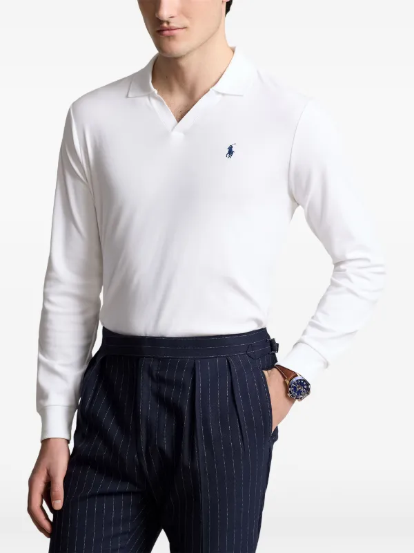 Polo Ralph Lauren ホワイト パフスリーブシャツ Polo Ralph Lauren