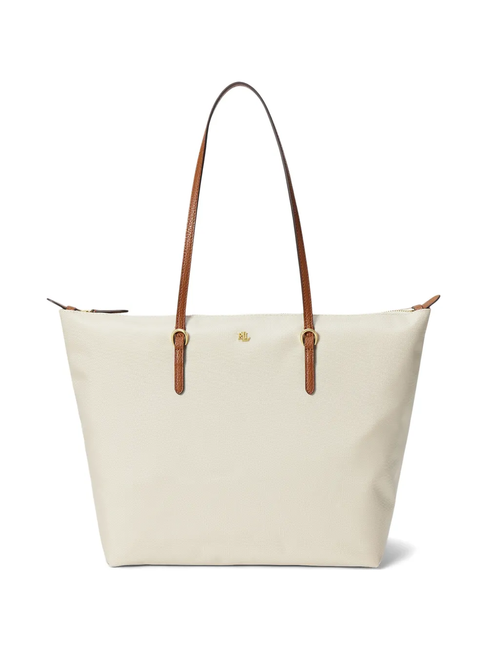 Lauren Ralph Lauren Keaton logo-plaque tote bag - Toni neutri