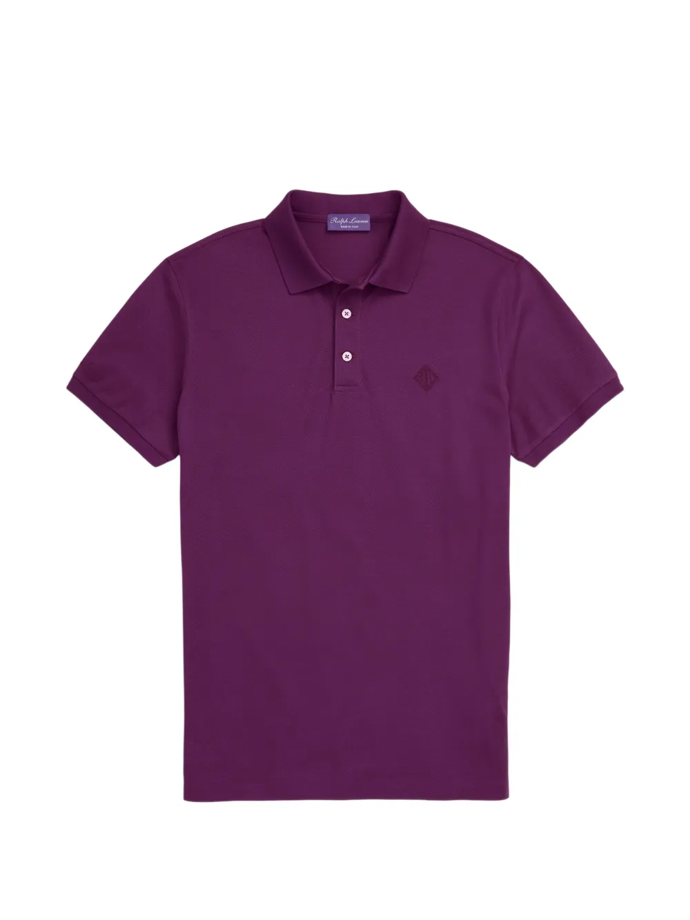 Polo Ralph Lauren embroidered-logo piqué polo shirt - Viola
