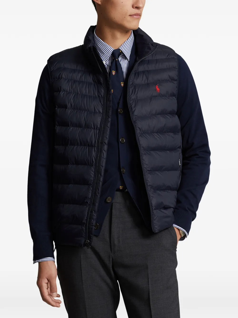 Polo Ralph Lauren Beaton bodywarmer met logo Blauw
