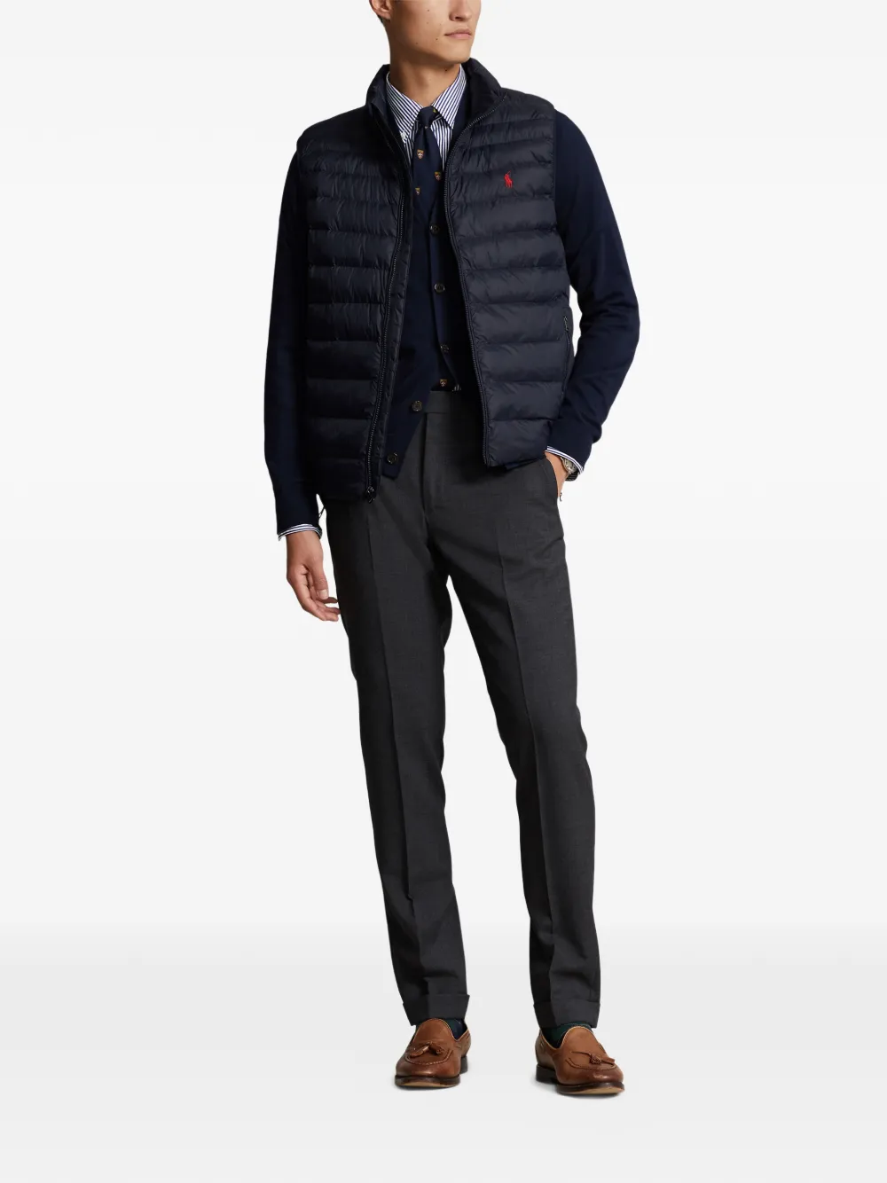 Polo Ralph Lauren Beaton bodywarmer met logo Blauw
