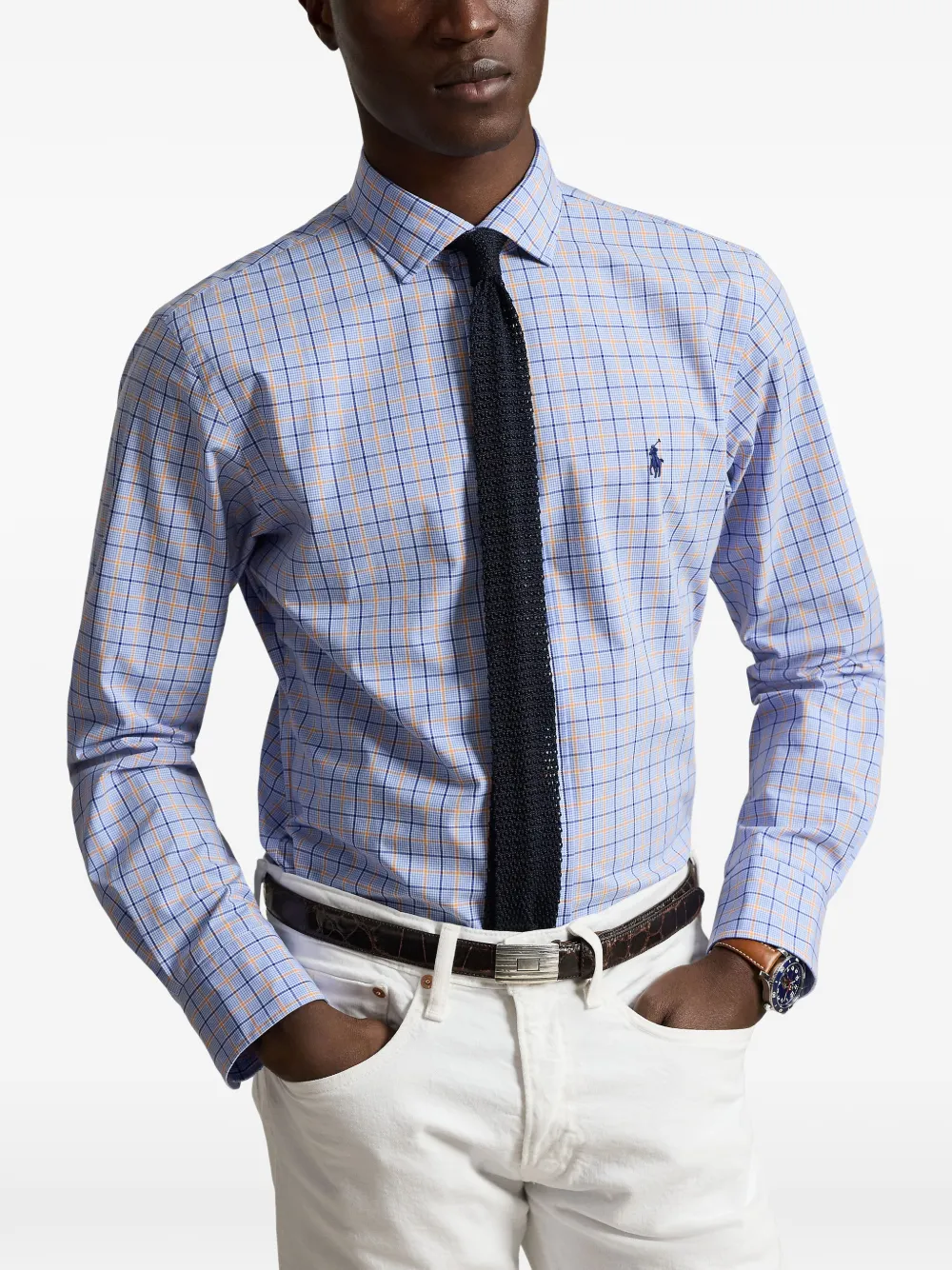 Polo Ralph Lauren Geruit overhemd Blauw